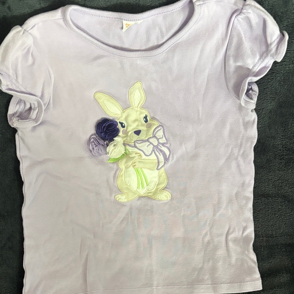 Gymboree Light Purple Bunny Tee